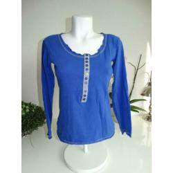 Dames Nacht Shirt Maat S Blauw