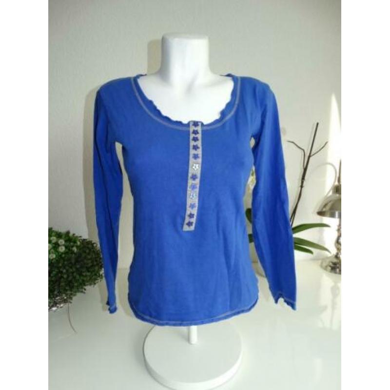 Dames Nacht Shirt Maat S Blauw