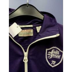 Scotch Shrunk paars vest met witte rits en streep 164 31906