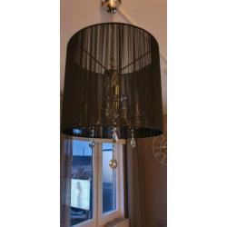 Kroonluchter Merel 40 cm 3 lichts + zwarte kap
