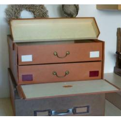 Aparte grote doos met 2 lades / ladenkastje / laden box lade