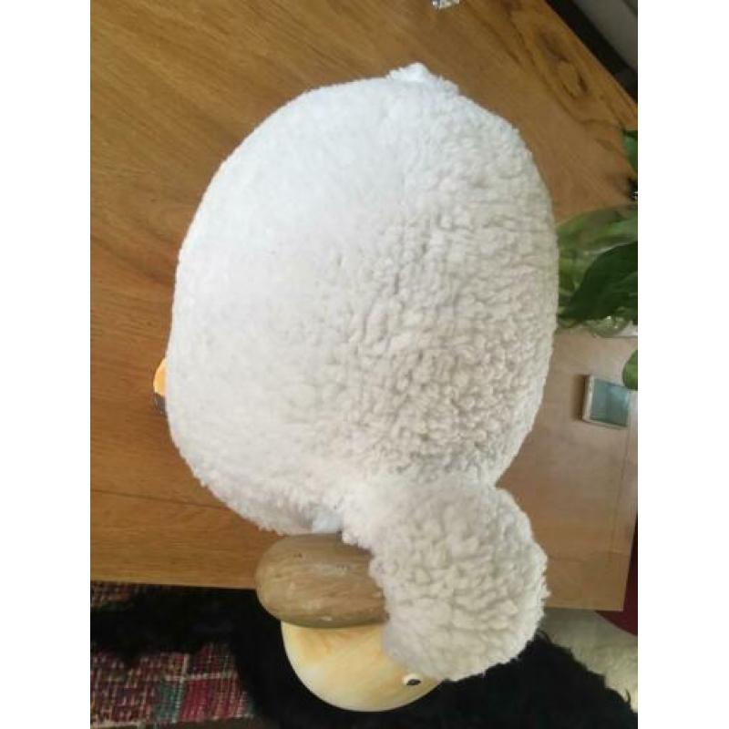 Schaap beeld pop decoratief schapen gips stof deco decoratie