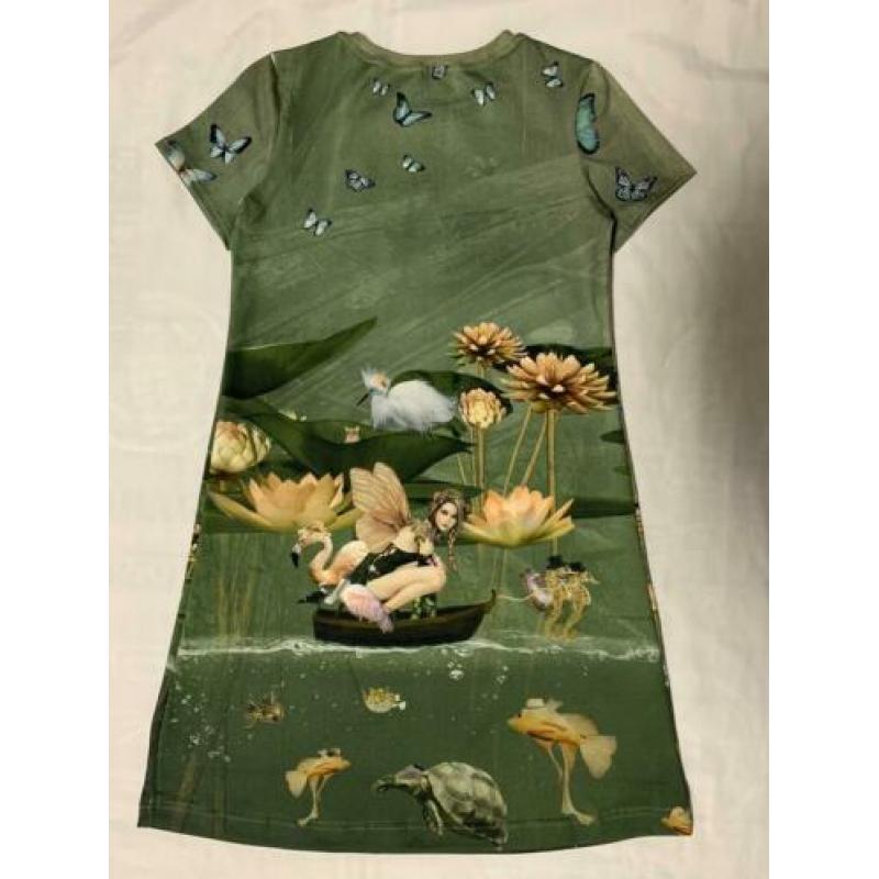 Jurkje bloemenmeisje/lotusbloem (ook met lange mouw) mt 98