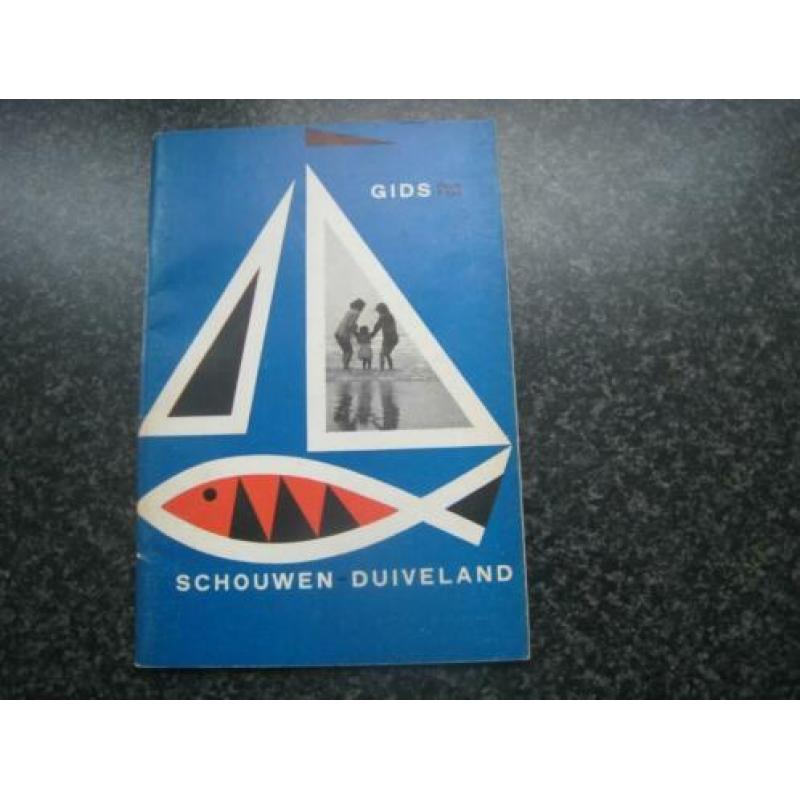OUDE GIDS SCHOUWEN DUIVELAND met PLATTEGROND -1964