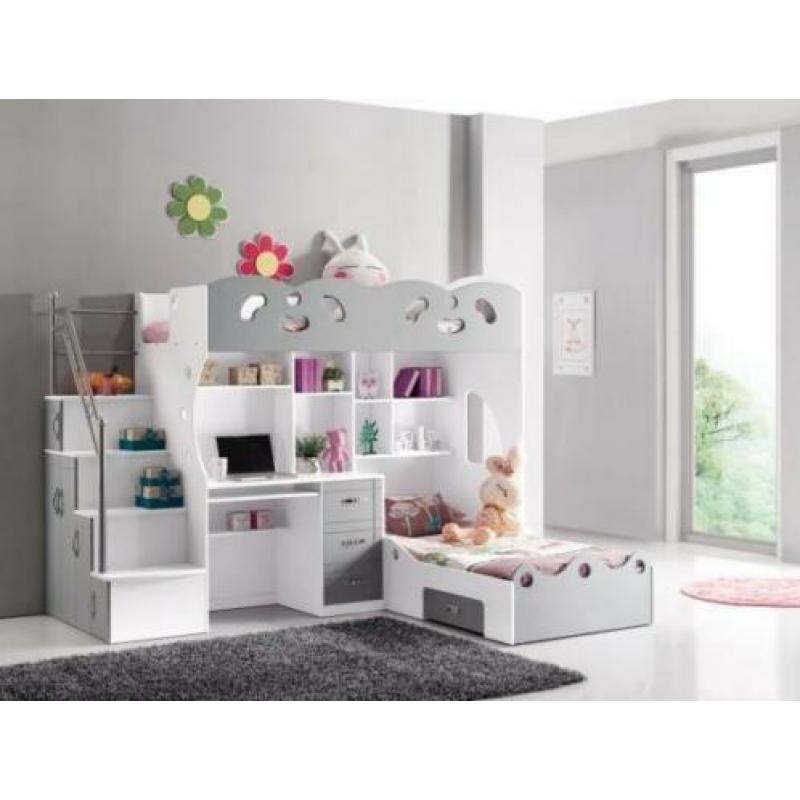 Coco | Hoogslaper | Stapelbed Bureau | Hoekstapelbed