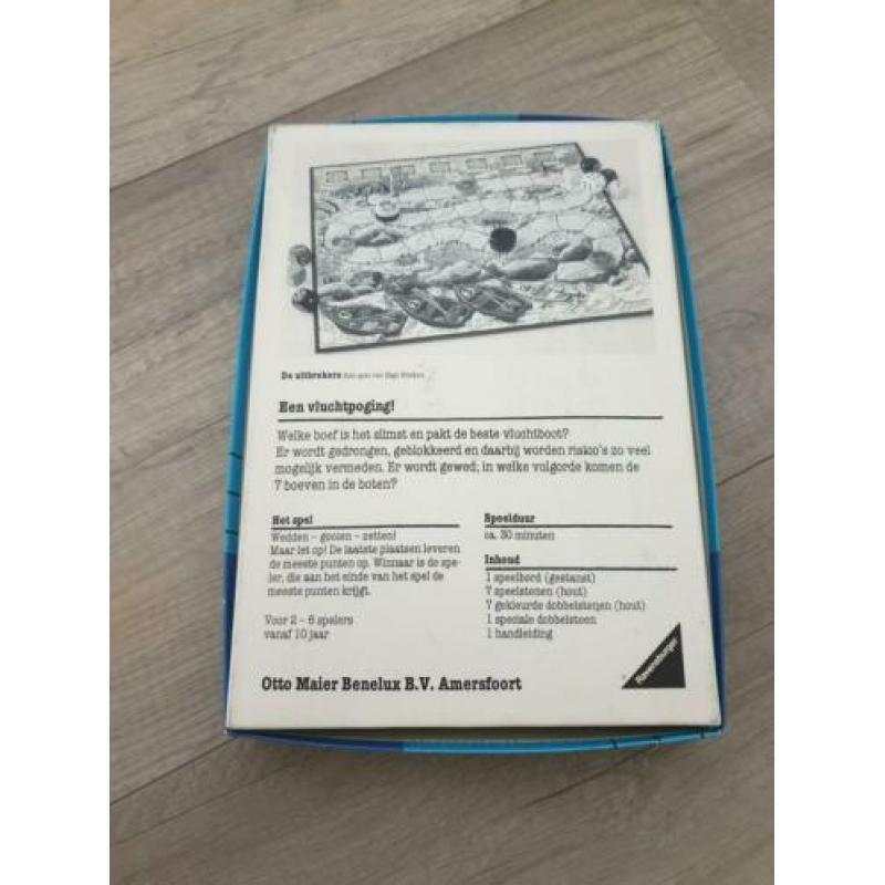 Spel game de uitbrekers ravensburger vintage retro kinderen