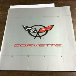 Corvette folder met kleurkaart
