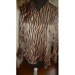 blouse satijn maat 40 42 m