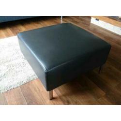 Mooie leren hocker/poef - Gelderland 6511
