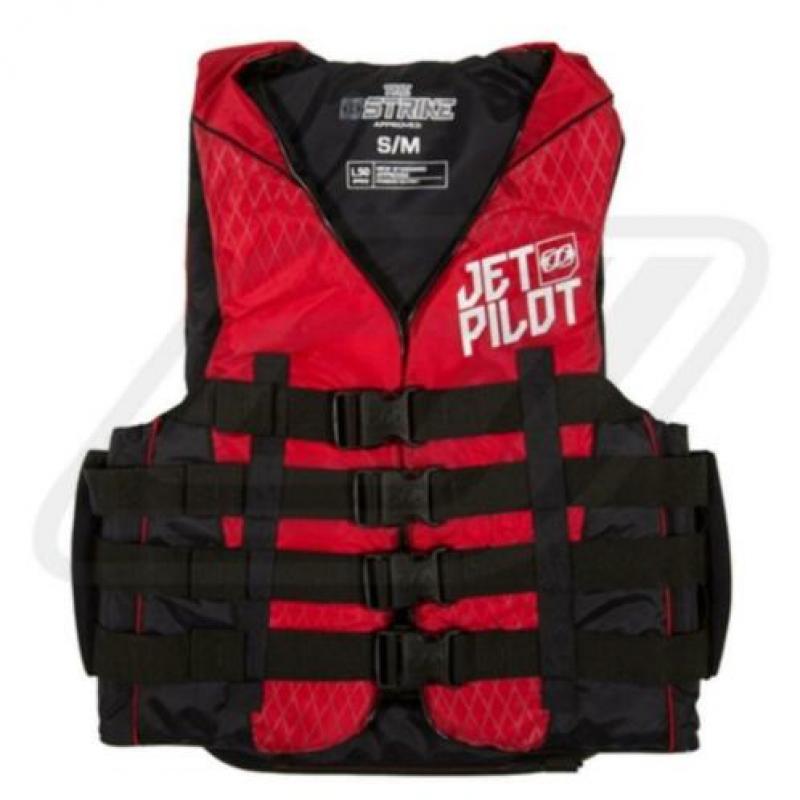JETPILOT Strike 50N Nylon vest JA6201E Red S/M 40% korting!