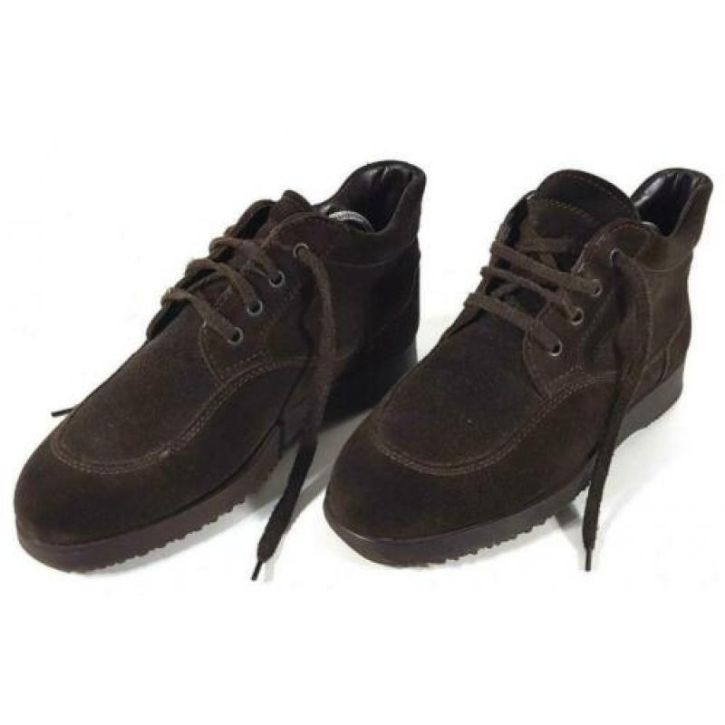 Hogan Schoenen Maat 38.5 Suede Bruin