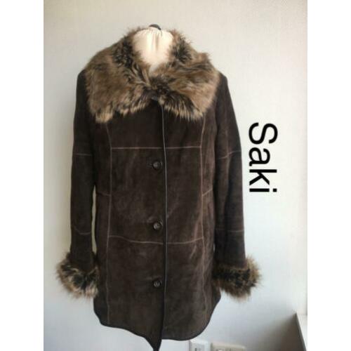 Saki Winterjas echt leder (mt: 44) 861/HL