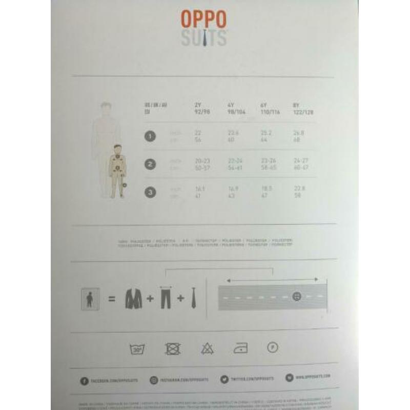Opposuites Mr. Iceman pak maat 92/98 - nieuw!