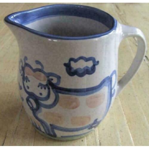 Amerikaanse vintage kan met koe, M.A.HADLEY jug cow
