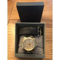 Nieuwe GUESS dames horloge met extra zwart lederen band