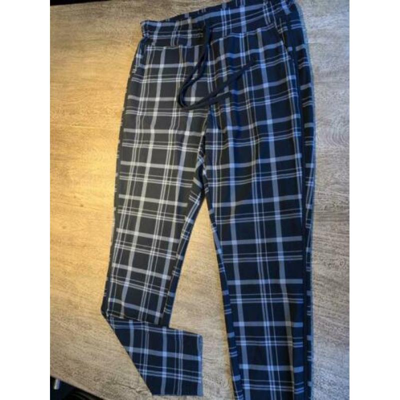 Studio Anneloes check trousers mt L nieuw