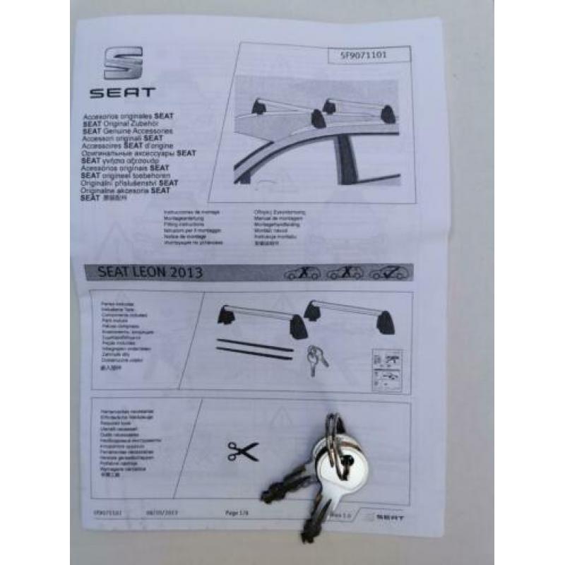 Dakdragers voor Seat Leon ST (origineel van Seat)