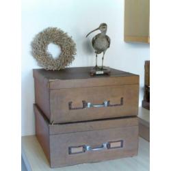 Aparte grote doos met 2 lades / ladenkastje / laden box lade