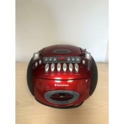 Radio cd en cassette speler