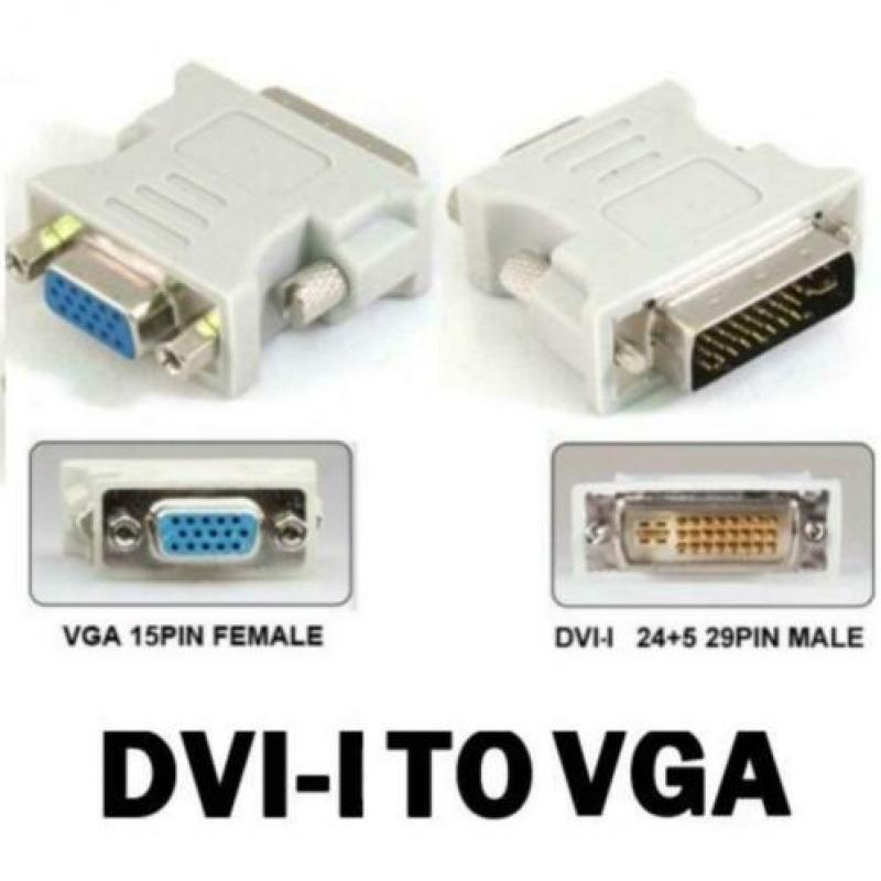 DVI-D of DVI-I naar VGA ADAPTER ***_*** NIEUW ***_***