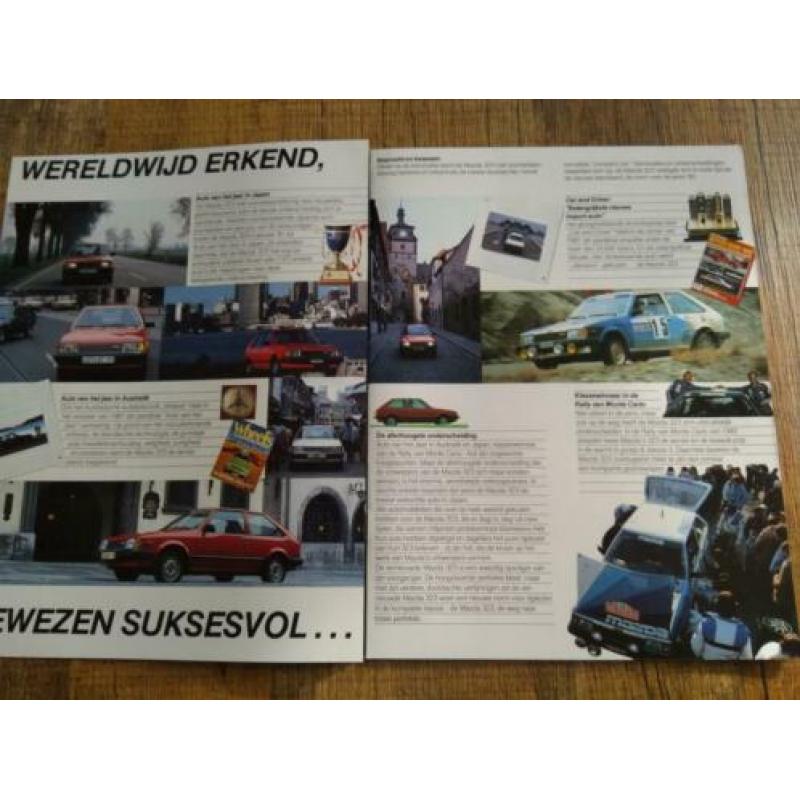 Mazda 323 hatchback/sedan folder uit 1984