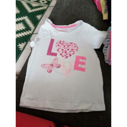 leuke tshirts maat 116, 1.25 pst