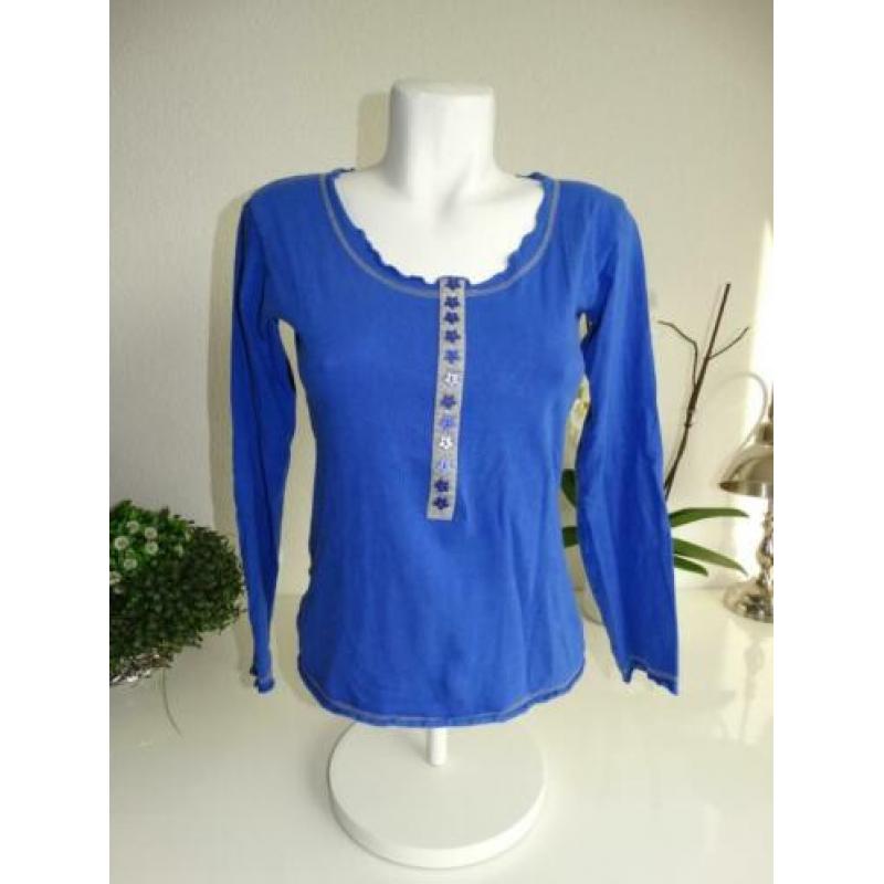 Dames Nacht Shirt Maat S Blauw