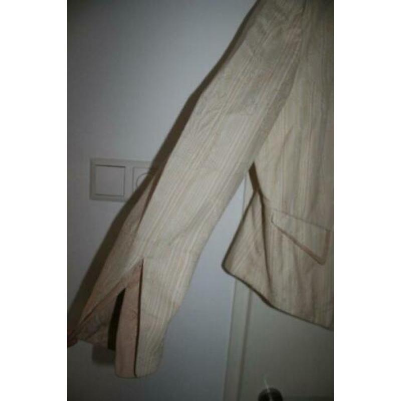 Sensa by Scarva jasje mt 46 zgan creme/ kakie streepje