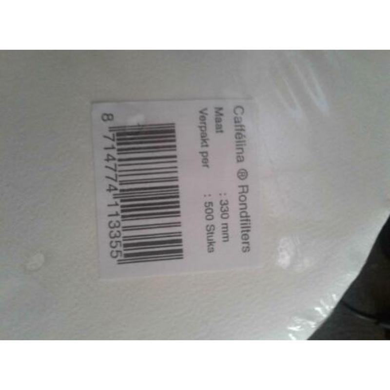 caffelina koffie rondfilters per 500