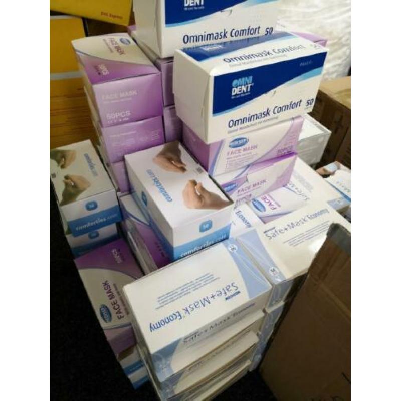 Mondmaskers mondkapjes 207 dozen a 50 stuks