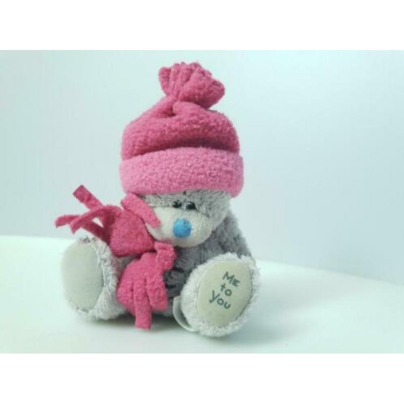 Me to you klein beertje roze muts sjaal cadeautip