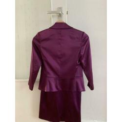 Patrizia Pepe Colbert jurk paars
