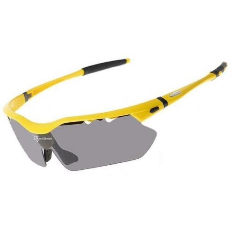 Fietsbril 5 wissel glazen sportbril racefiets zonnebril mtb