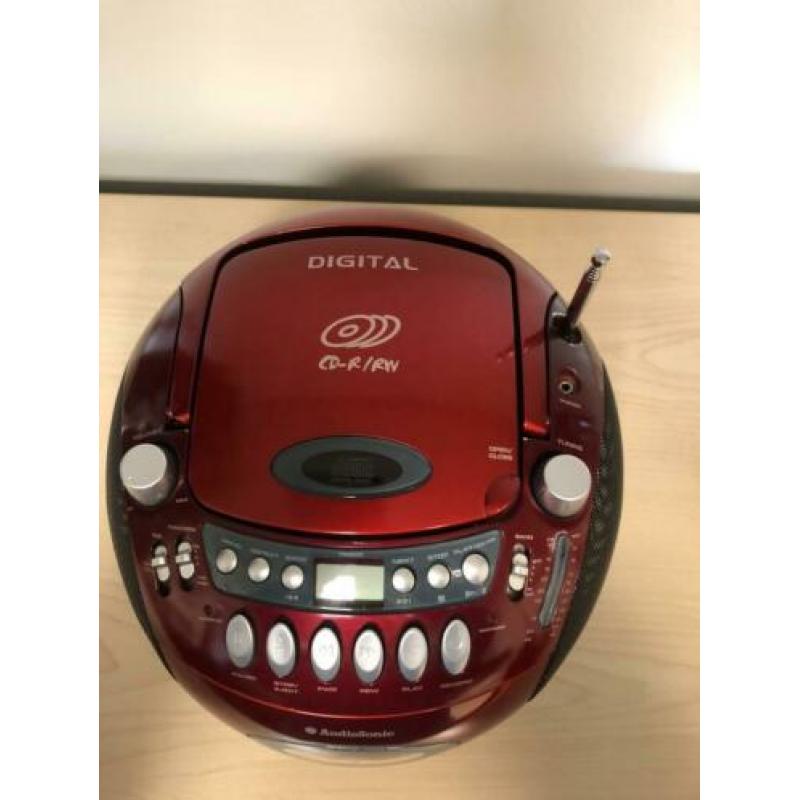 Radio cd en cassette speler