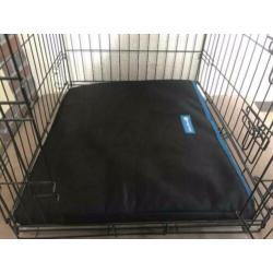 Honden Bench zwart 2 deurtjes