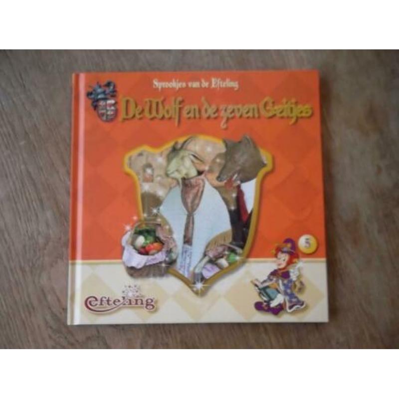 Efteling boeken serie Sprookjes van de Efteling 6 delen
