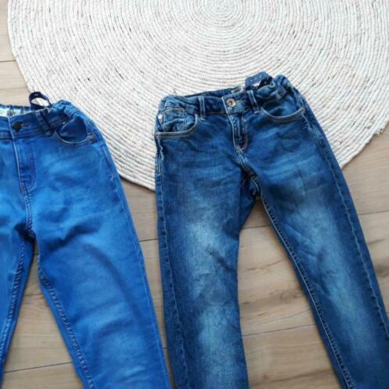 3 nieuwe broeken Skinny Zara, primark, Garcia maat 140
