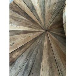 Set salontafels van pronto echt hout.