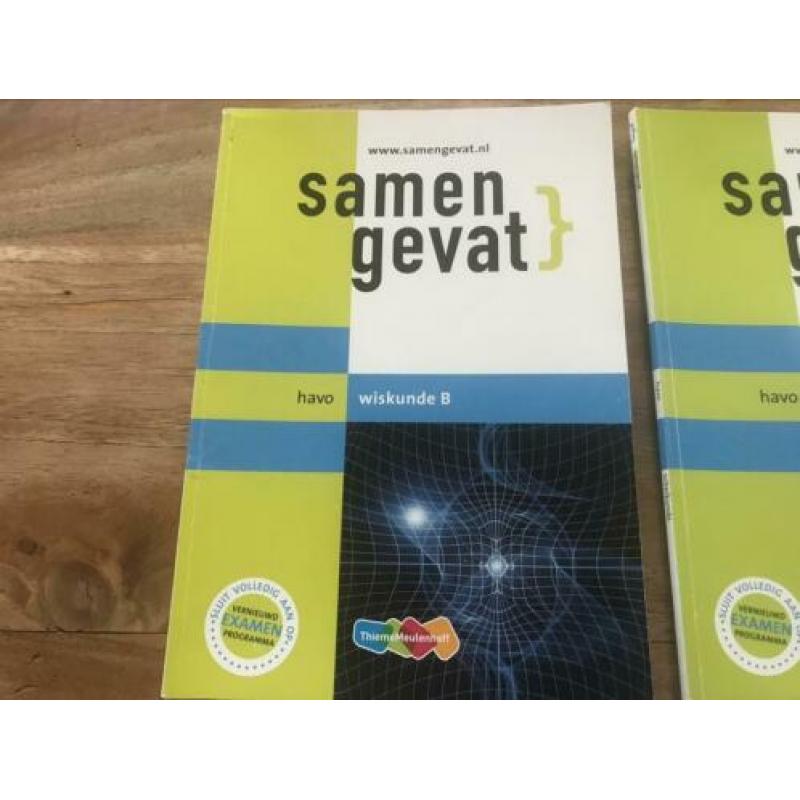 Samengevat en Examenbundel HAVO wiskunde scheikunde biologie