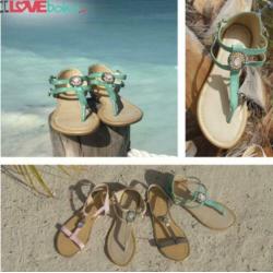Boho style vlot groene of beige Slippers mt 40 KOOPJE