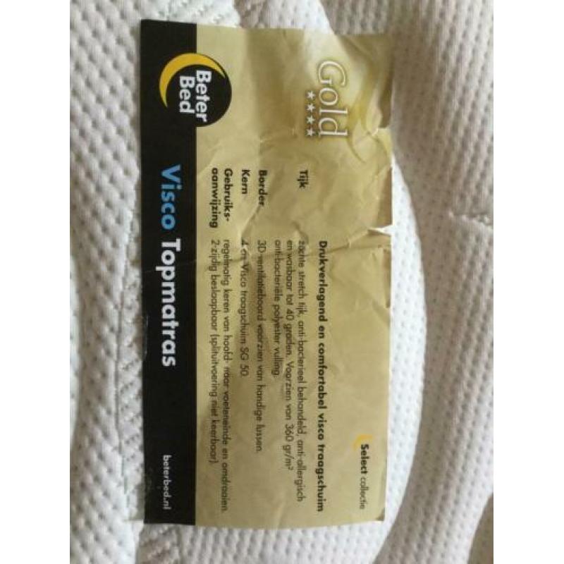 Visco Topmatras 120x200x7 Gold ****