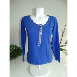 Dames Nacht Shirt Maat S Blauw