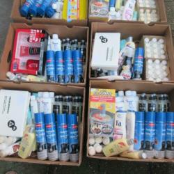 partij mix spullen div verzorgings /auto onderhoud middelen