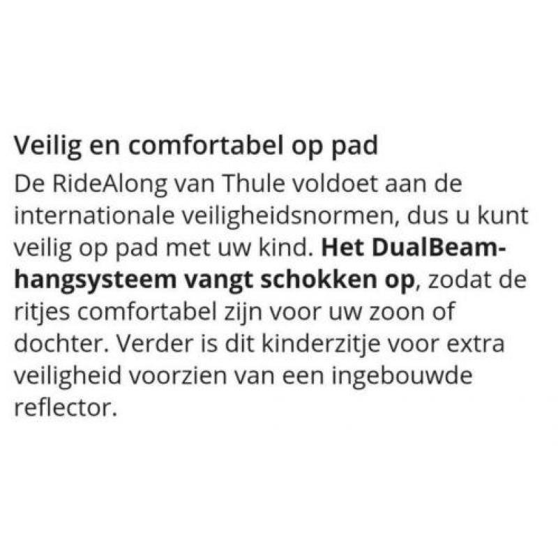 Tule fietsstoel met kantelfunctie voor achter op