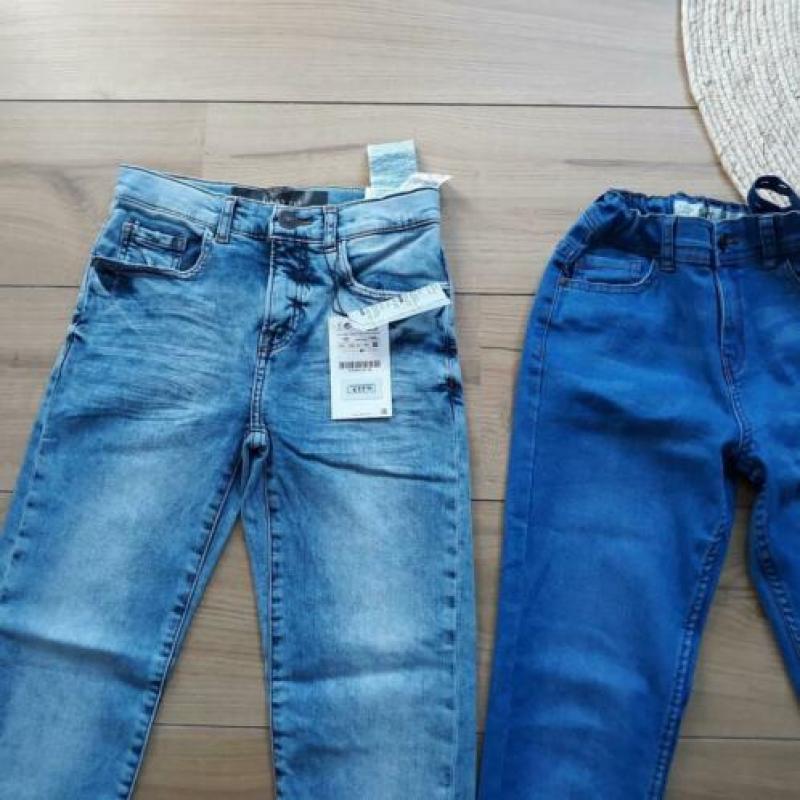 3 nieuwe broeken Skinny Zara, primark, Garcia maat 140