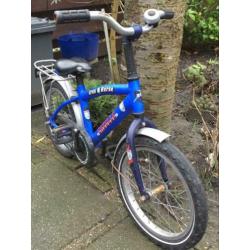 Stoere Gazelle kinderfiets (16 inch).
