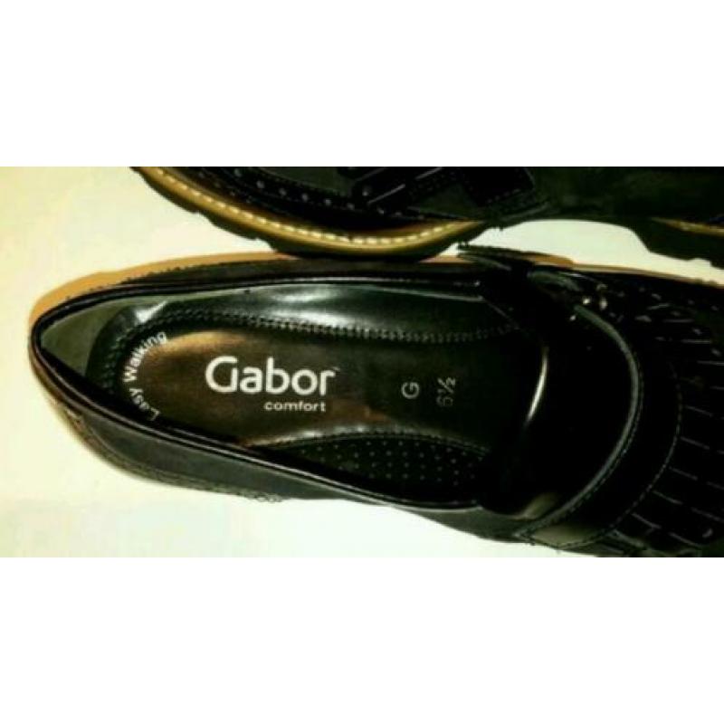 Nieuwe zwarte instappers van gabor comfort.