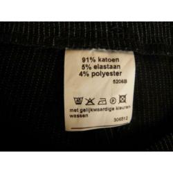 Nette zwart grijze stretch broek PROMISS maat 42 nieuwstaat