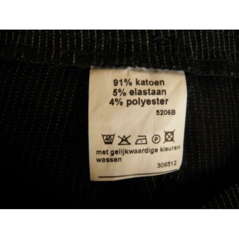 Nette zwart grijze stretch broek PROMISS maat 42 nieuwstaat