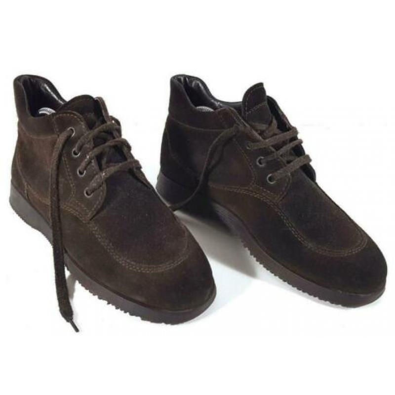Hogan Schoenen Maat 38.5 Suede Bruin